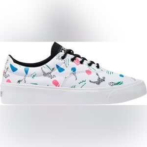 NWT Converse Skid Grip CVO Sneakers Unisex Archive Print - White Geometric 80’s